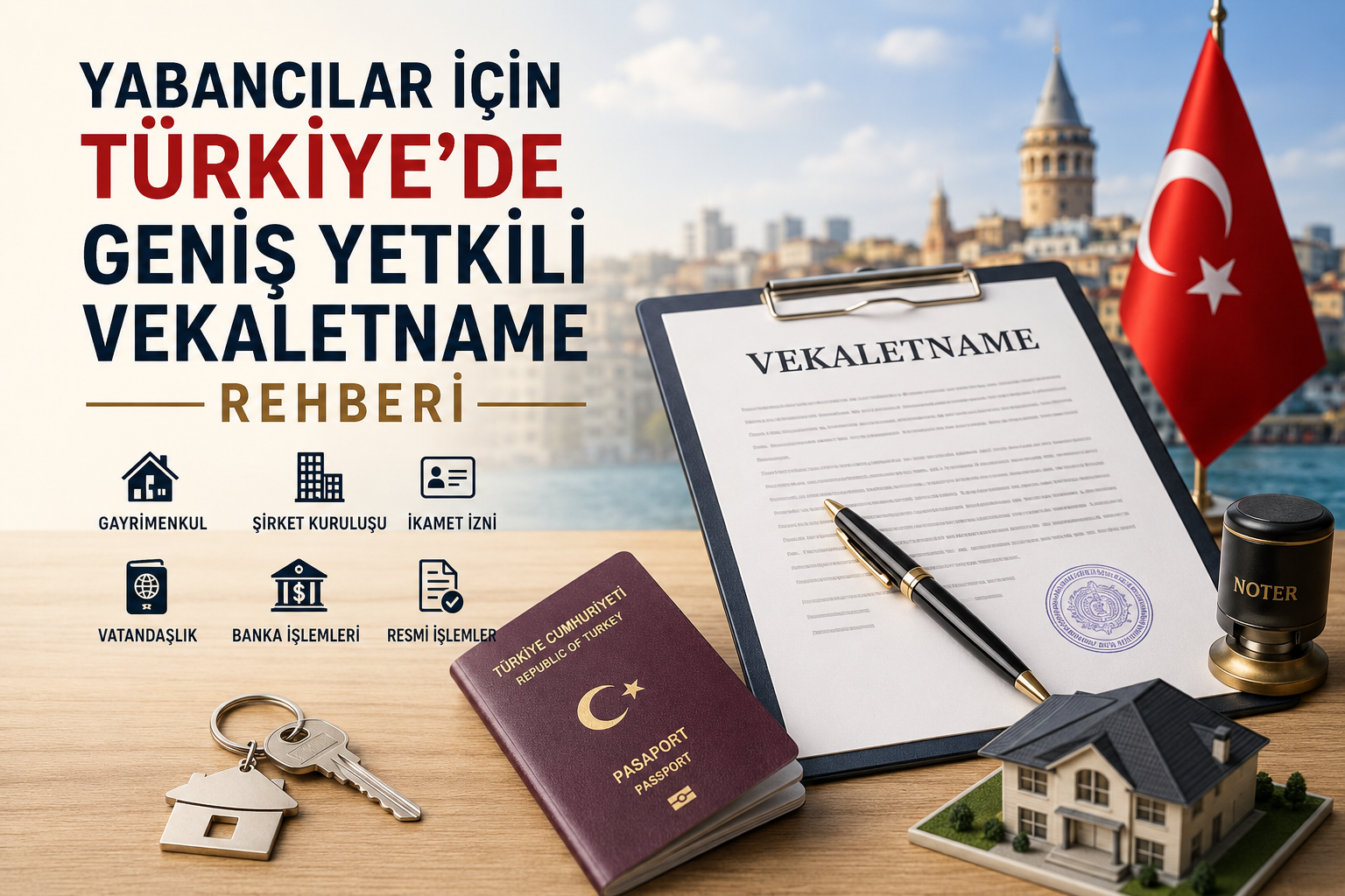 Yabancılar İçin Türkiye’de Geniş Yetkili Vekaletname Rehberi
