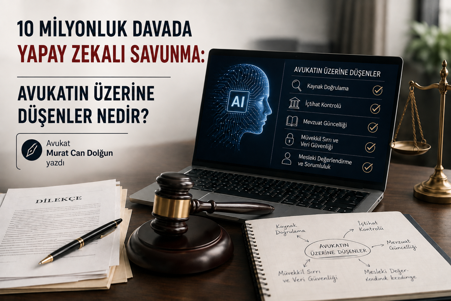 Yapay Zeka ile Hazırlanan Dilekçede Olmayan AYM Kararı: Avukatın Üzerine Düşenler Nedir?